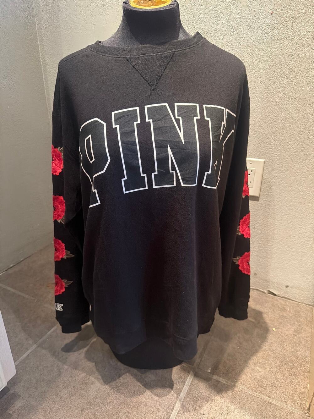 VS PINK over-sized long sleeve